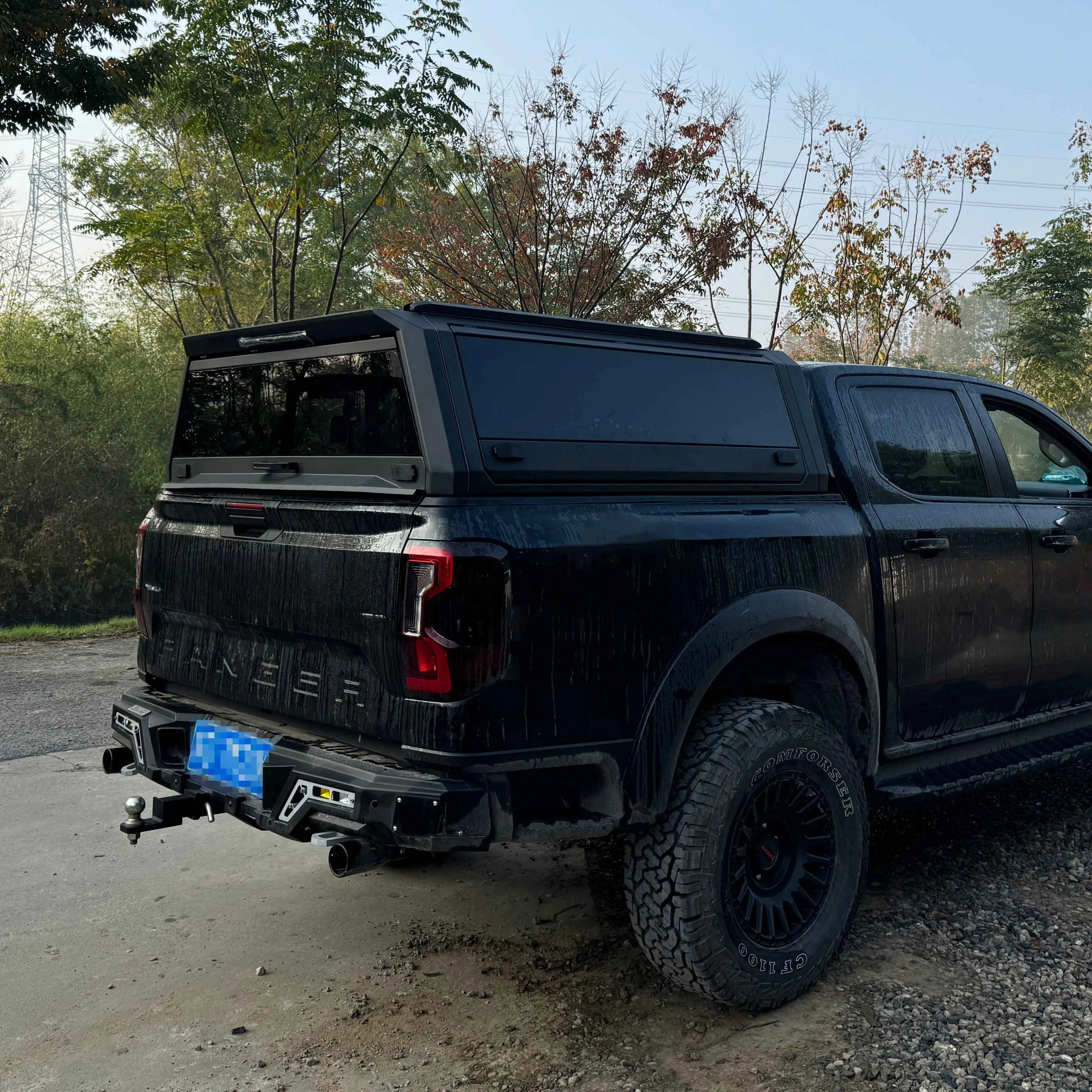 

Кемпер-кунг из алюминиевого сплава для пикапов Tacoma, Colorado, Navara, F150, GMC, спортивный стиль, установка без сверления