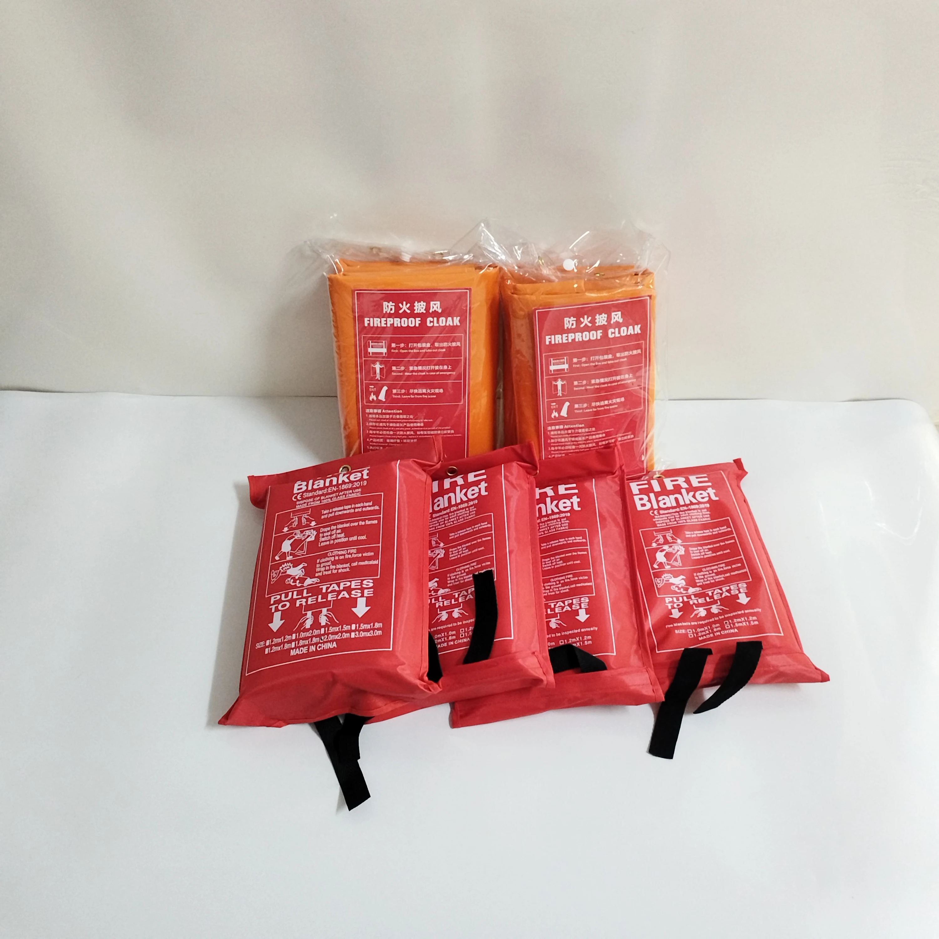 Coperta antincendio Proprietà dell'hotel Salvataggio di emergenza Panno in fibra di vetro Cucina domestica Fuga antincendio Coperta antincendio di autosalvataggio