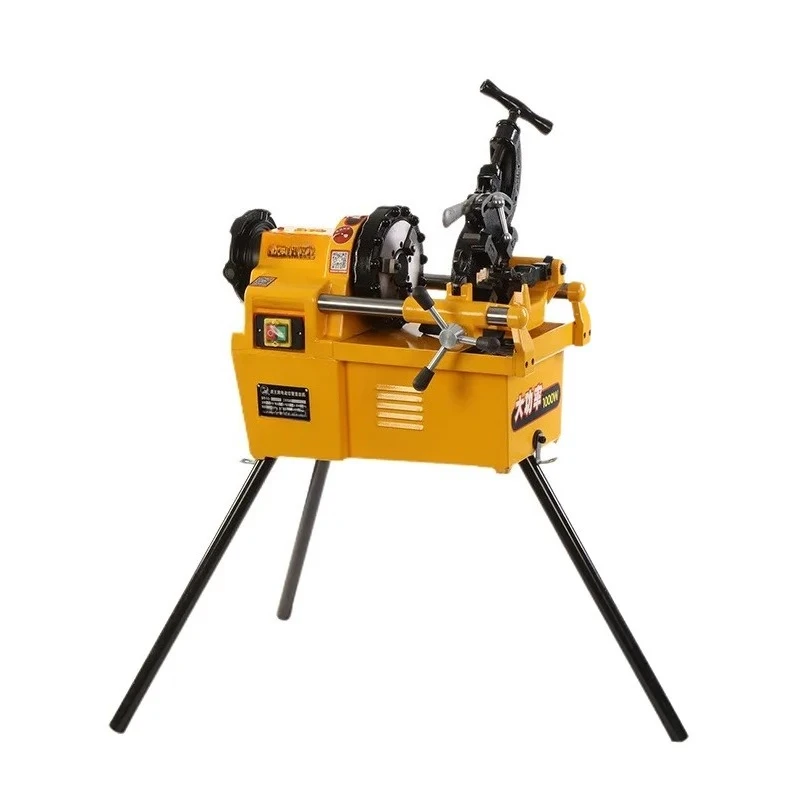 Hot1000W electric pipe threader rod threading machine thread making machine with CE