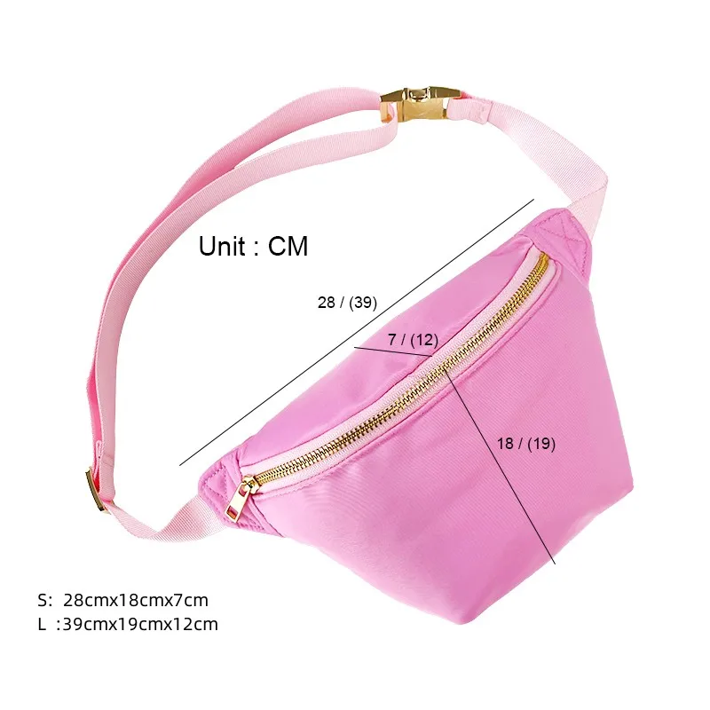 20PCS Wholesale Custom Printed Fanny Pack Cartoon Cute Belt Bag Waist Bag with Metal Hardware for Christmas Holiday