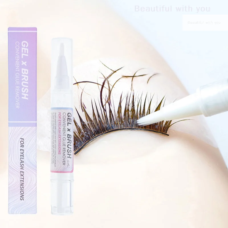 New10ml Eyelash Extension Glue Remover Pen Transparent Up Adhesive Gel False Pen Grafting Removing Non-irritating Make Remover
