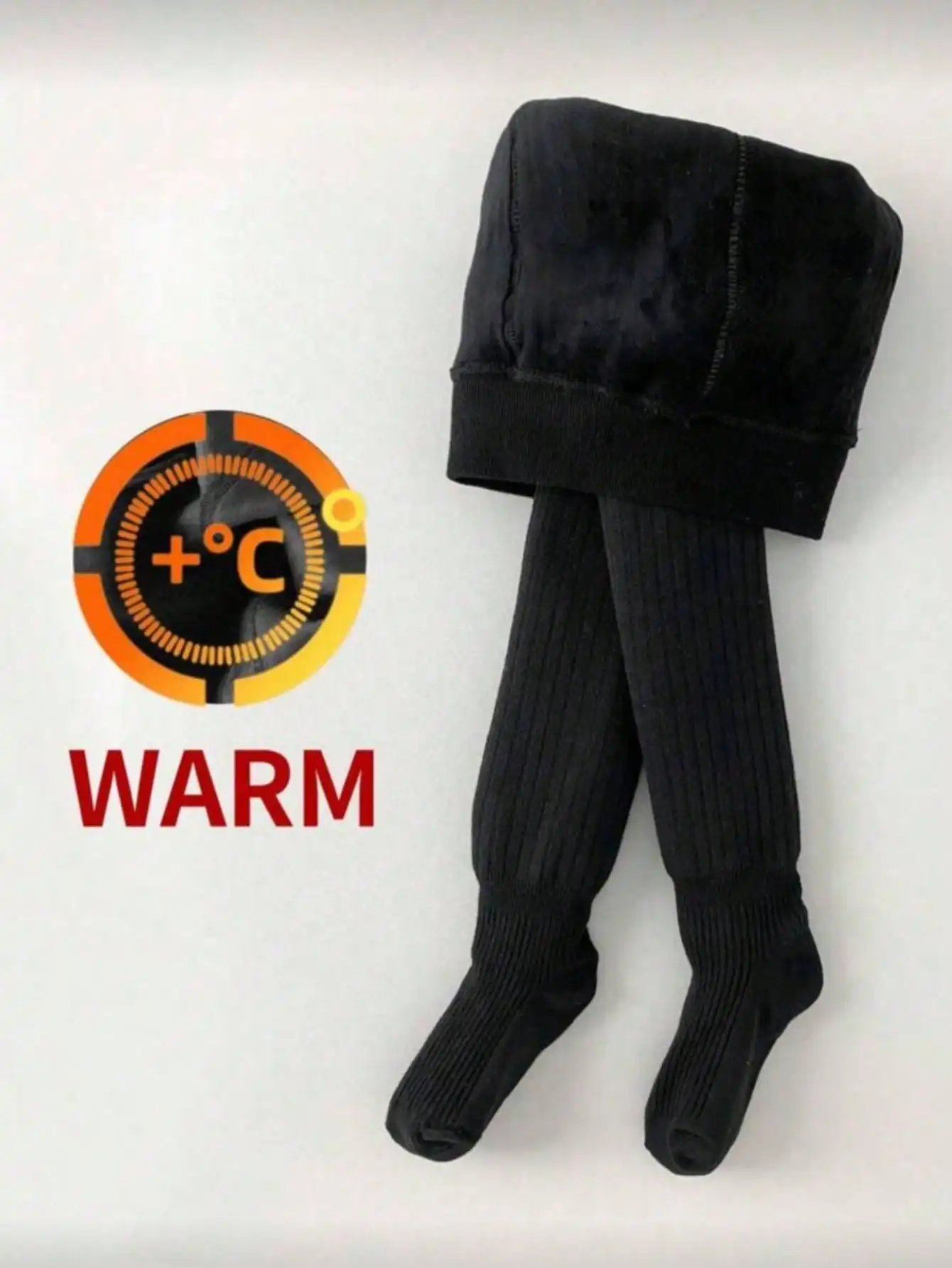 1 set of warm children's pantyhose suitable for girls aged 0-10, children's winter underwear, girls' winter leggings, suitable u