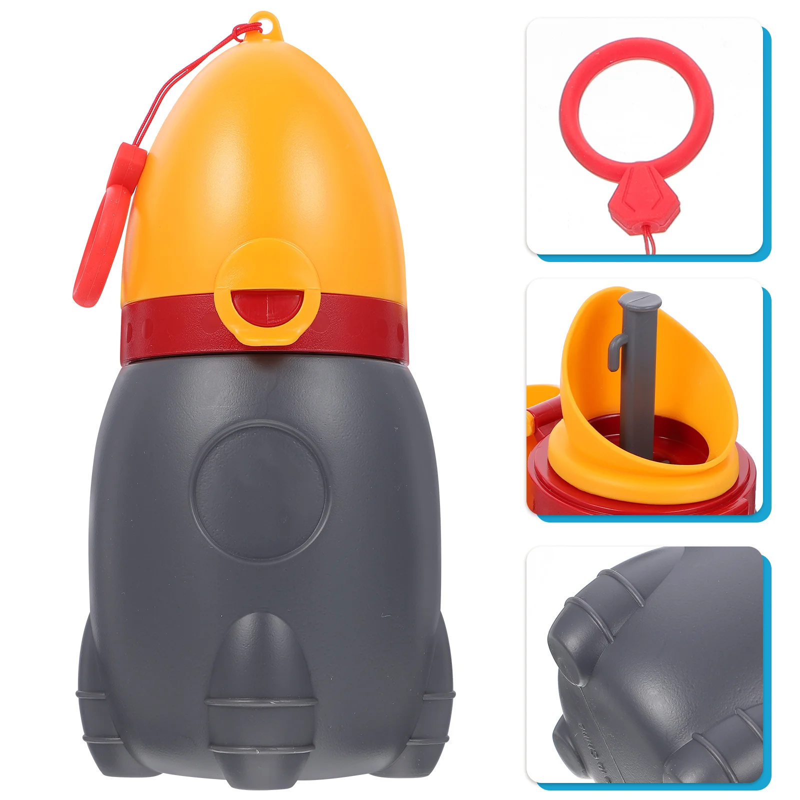 

Portable Travel Potty for Kids with Leakproof Cover Compact Design for Car Camping Highway Park Use Emergency Urinal Bottle