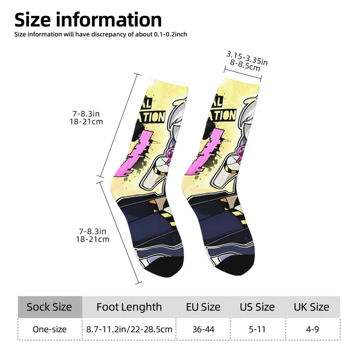 Robot Murder Drones V Uzi Socks Spring Stockings Vintage Unisex Men Breathable Socks Custom Outdoor Anti Sweat Socks