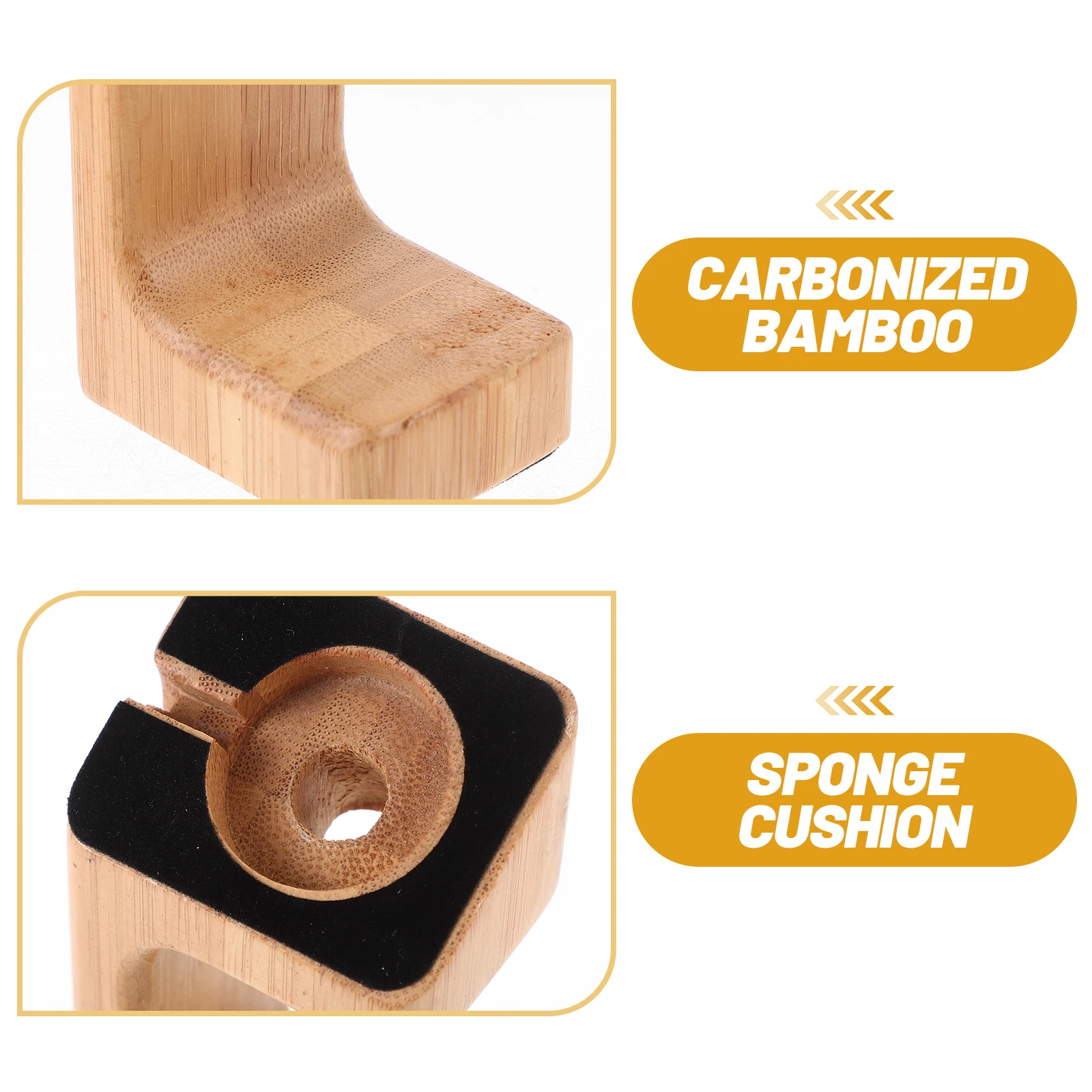 

Bamboo Wooden Watch St Charging Mount Holder Bracket Station Smart Watch Travel Durable Wood Grain Unique Artistic Spong