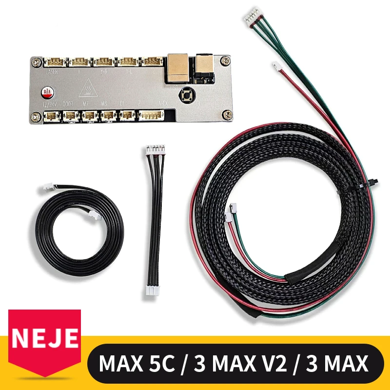 NEJE Replacement Motherboard for MAX 4/3 MAX/3 MAX V2/MAX 5C Laser Engravers and Cutters - NEJE SOFTWARE + NEJE APP + LASERGRB