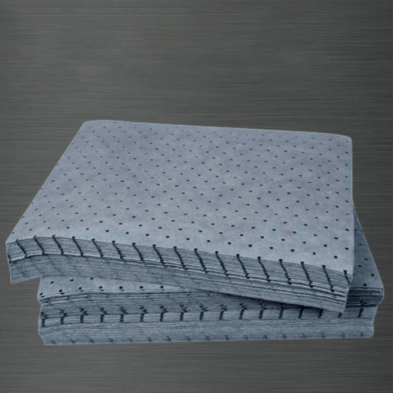 10pc Oil Absorbent Pads Industrial Oil Spill Absorbing Sheets  Workshop Garage Oil Cleanup Absorption Felt