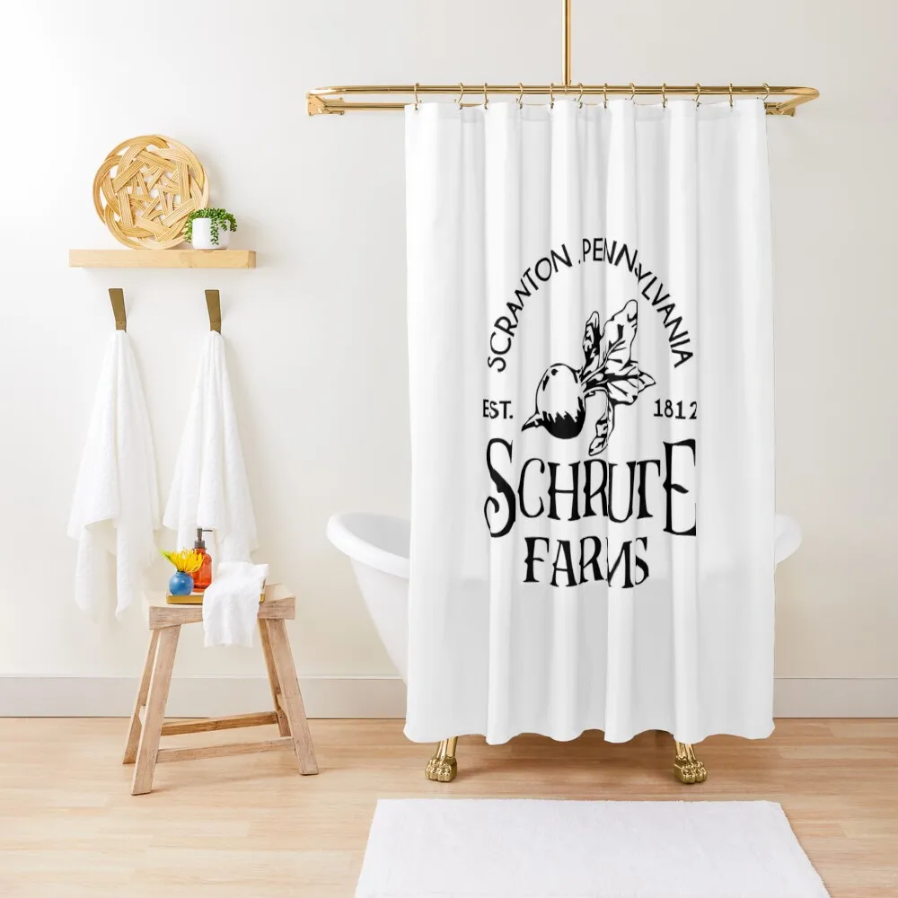 

Schrute Farms Official Employee Shirt Shower Curtain For Bathrooms Shower For Bathroom Modern Showers For Bathroom Curtain