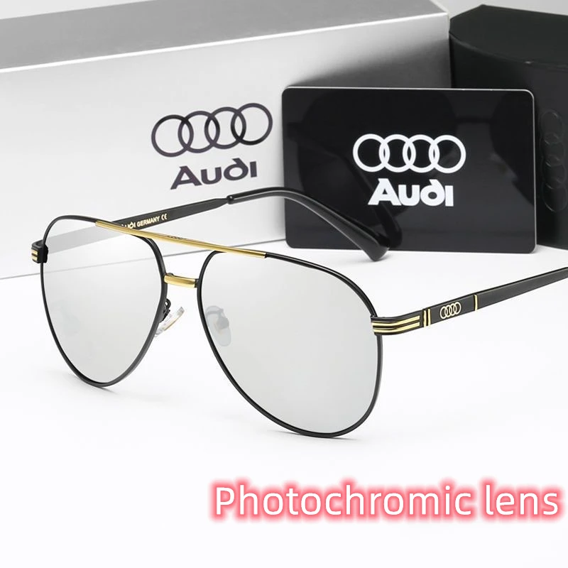 

Audi UV400 Polarized AntiGlare Retro Flight Sunglasses Glasses for Motorcycle Classic FrogEye Outdoor Glasses Men Women 5582