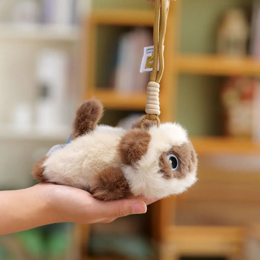 

Мягкая плюшевая игрушка-кошка в виде милого мультяшного котенка, реалистичная имитация кошки, плюшевый брелок с реалистичной текстурой