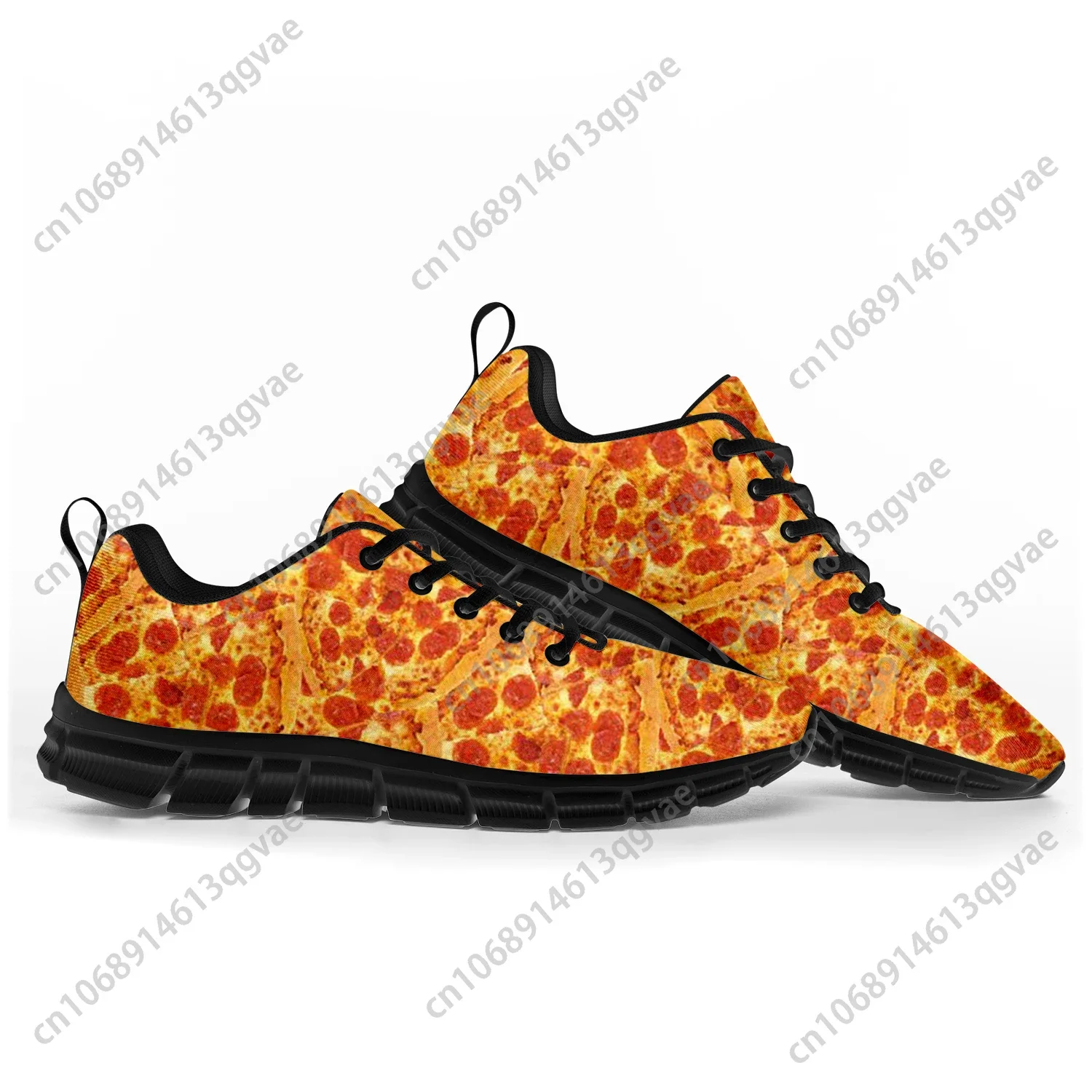 Patrón de comida deliciosa pizza 3D Sports Shoes Mens Womens Teenager Sneakers Parent Sneaker Custom Shoe