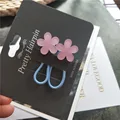 2pcs pink floral