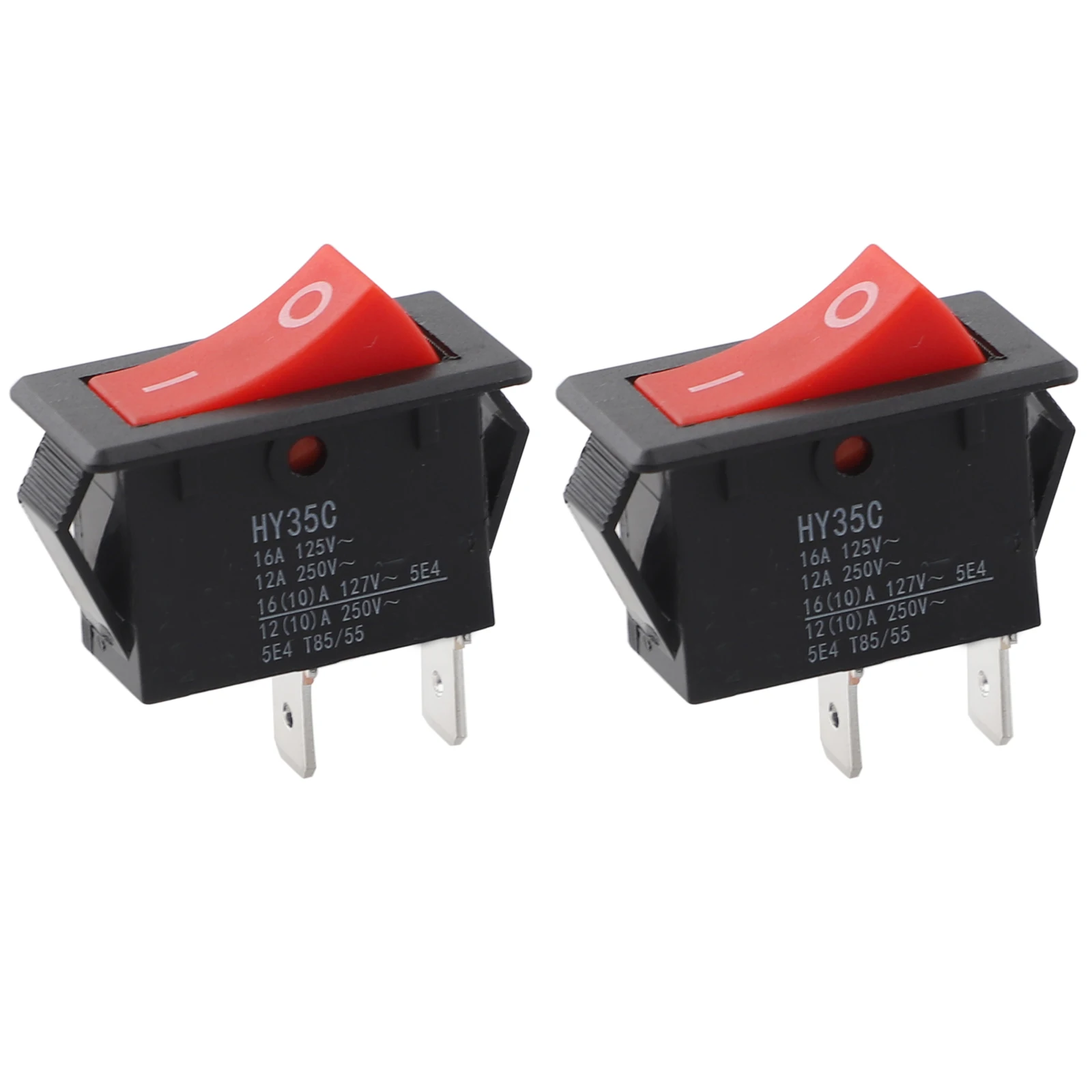 مفتاح 2-Pin كما هو موضح في الصورة HY35C مفتاح الضغط على زر أداء طويل الأمد مقاوم للطقس 12A عند 250 فولت