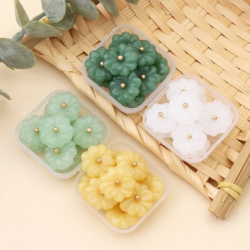 10 قطعة عالية الجودة أزرار قميص قميص رائعة تقليد اليشم حبة زر الإناث الصينية الرجعية شيونغسام تانغ مستديرة تنوعا bu