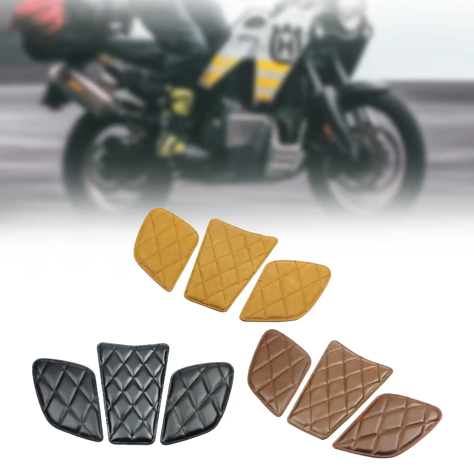 

Motorcycle Fuel Tank Pad Modification Side Decals Knee Pad Protector Sticker Fuel Tank Sticker for Motorcycle Decoration