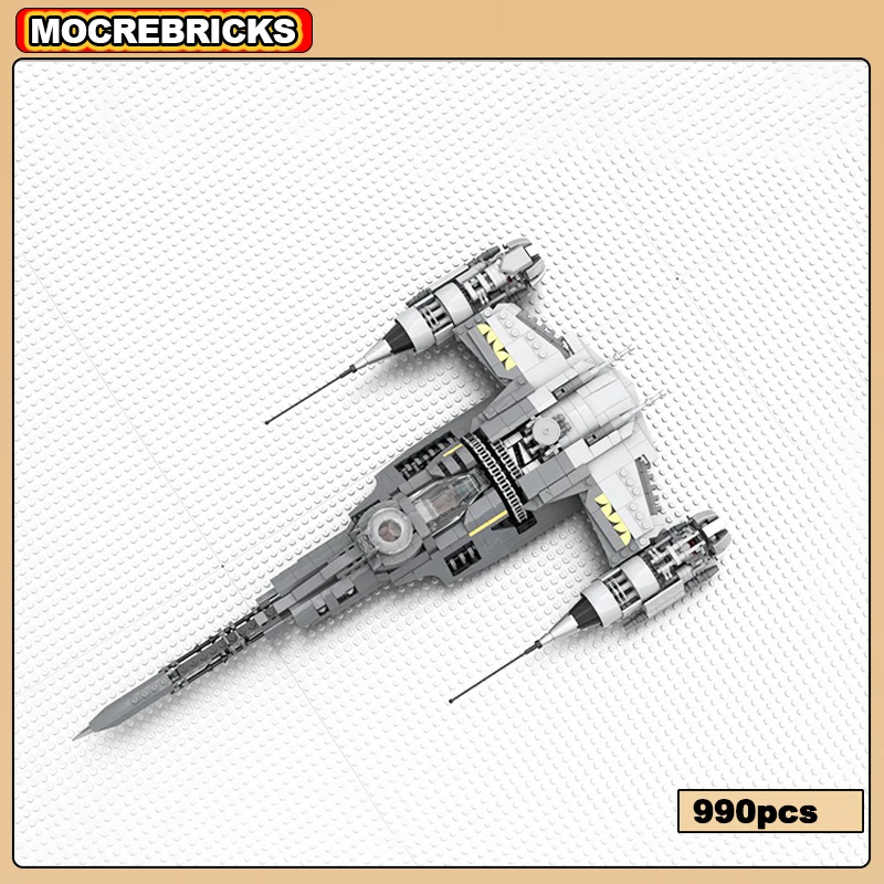 

MOC-160224 Space Movie N-1 Interstellar Fighter Improves Starfighter Building Block Assembly Model Brick Toy Children's Gifts