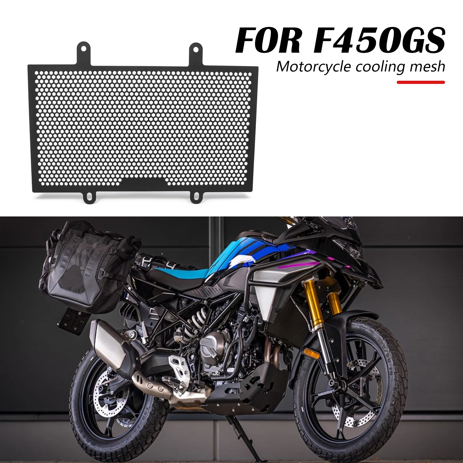 Radiator Grille Cover Guard Stainless Steel Protection Cover Protetor For BMW F450 GS 2026 F 450 GS 2026 F450GS 2026