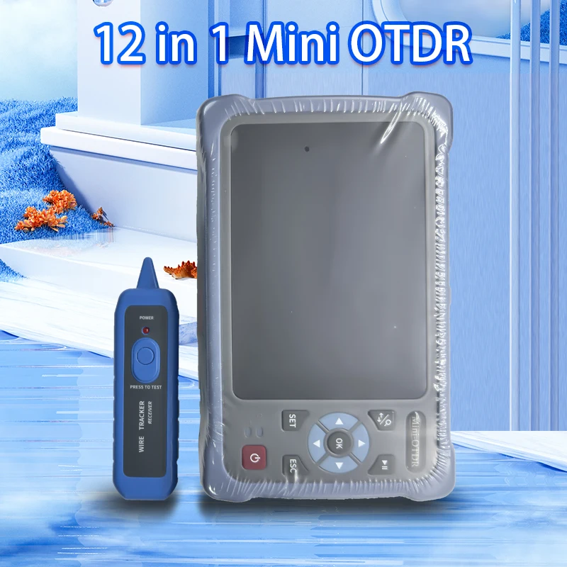 

NK4000 12-в-1 Мини-OTDR 1310/1550 нм 26/24 дБ Оптический рефлектометр оптический во временной области с сенсорным экраном Тестер оптоволокна RJ45 VFL OLS OPM