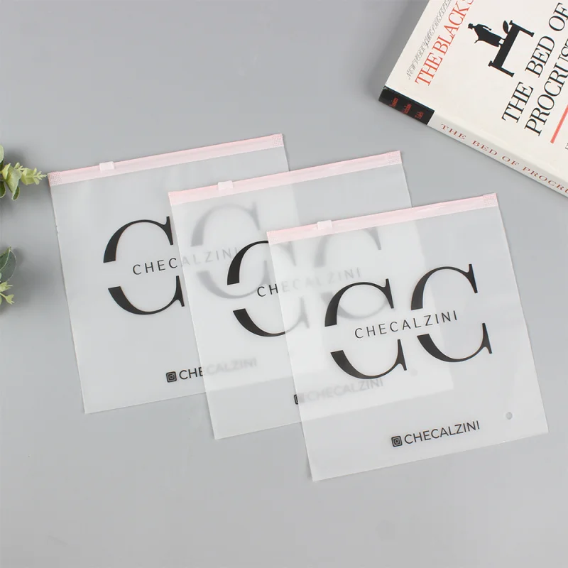 2025customized.Custom% Pla Biodegradable Cornstarch Compostable Garment Packaging Zipper Bag Clothing