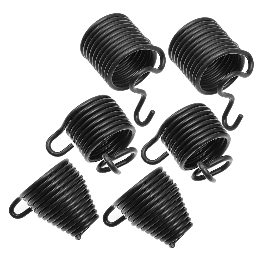 6pcs Spring Hammer Retaining Springs Universal Black Attachments Pneumatic Chisel Replacement Parts Air Fitting
