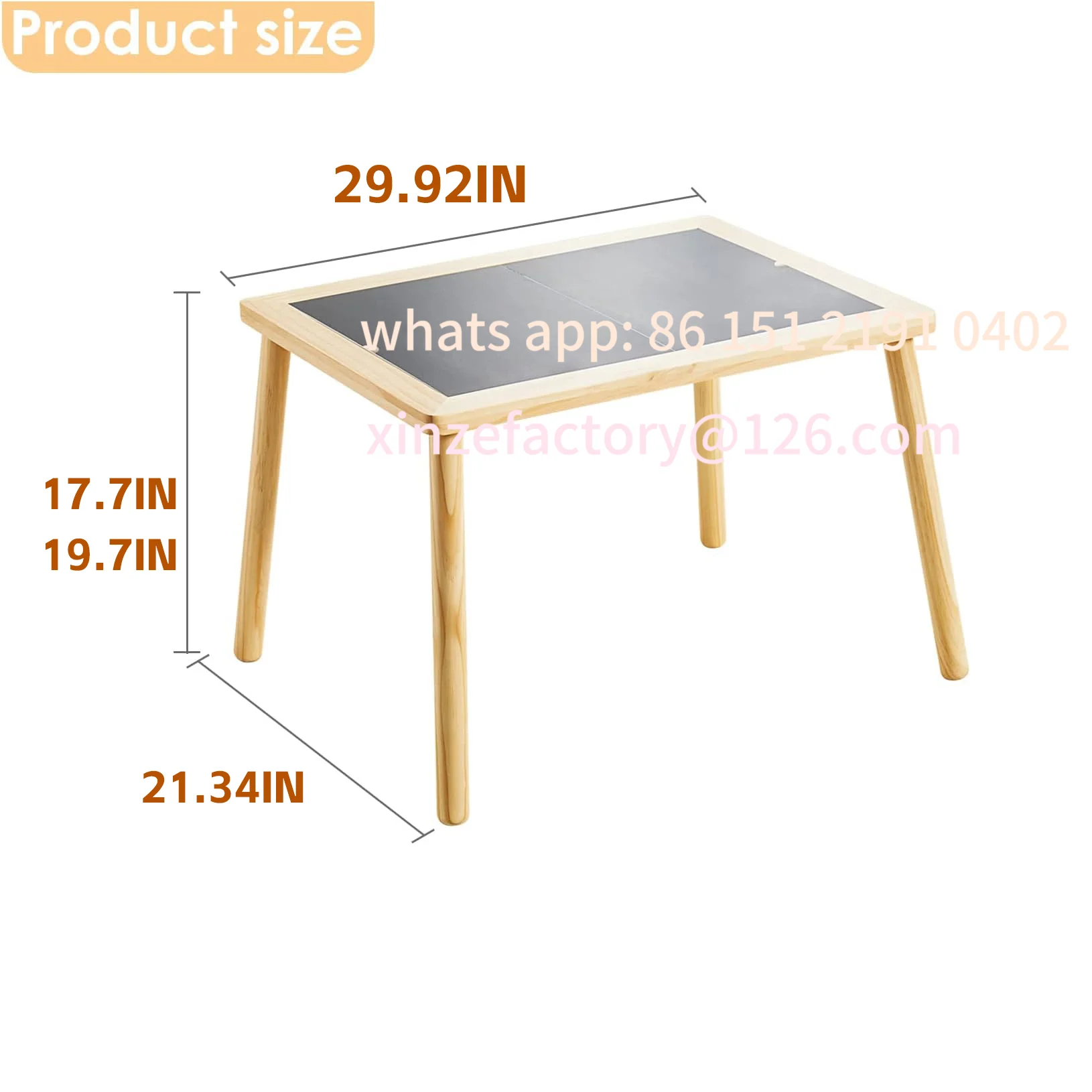 

Customizable Kids Sensory Table Double-Side Board Toddler Play Desk Paper Roll Stick 2 Storage Bin Indoor Outdoo