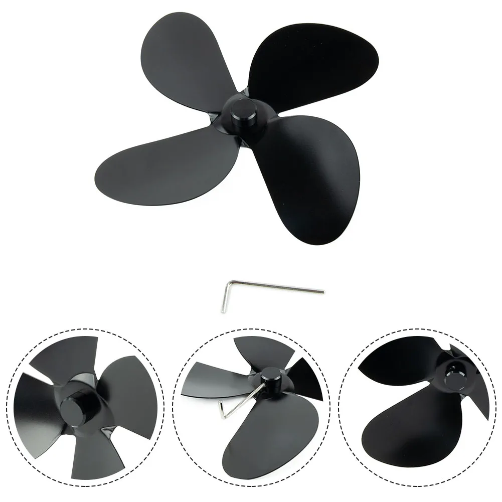Power Oven Fan Excluding Other Accessories Fan for blades Replace Aluminum Alloy Aluminum Alloy Material 172mm Black