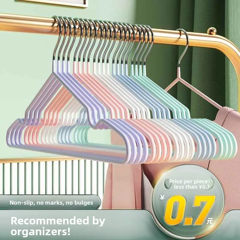 40 Pack Thickened Plastic Clothes Hangers Non-Slip Laundry Hooks Adult Home Use Seamless Clothes Hangers for Clothes Storage