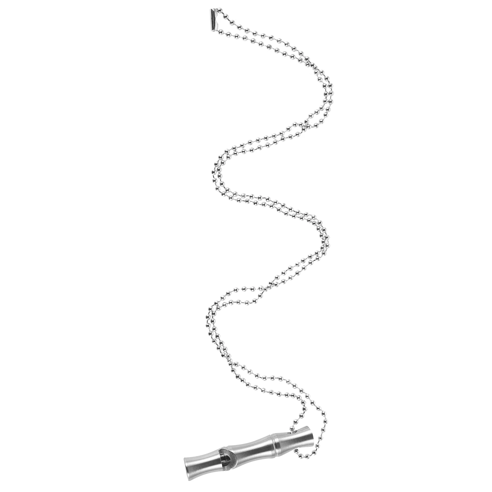 متعددة الوظائف الطوارئ صفارة إنقاذ الفولاذ المقاوم للصدأ الحكم الرياضة في الهواء الطلق بصوت عال صافرة قلادة صفارات المحمولة #1