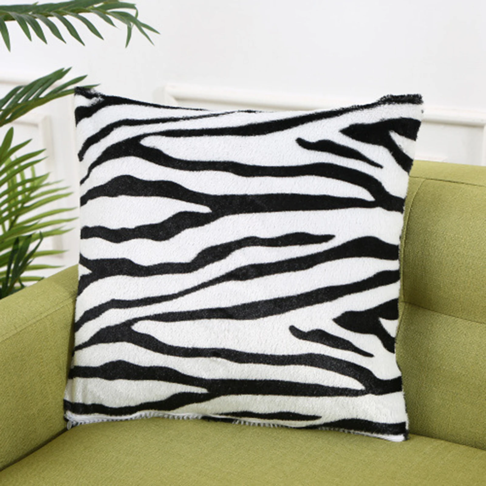 One Side Leopard Zebra Print Square Pillowcase Sofa Lounge Decorative Cushion Including Animal Print Pillow Cushion Home Decor