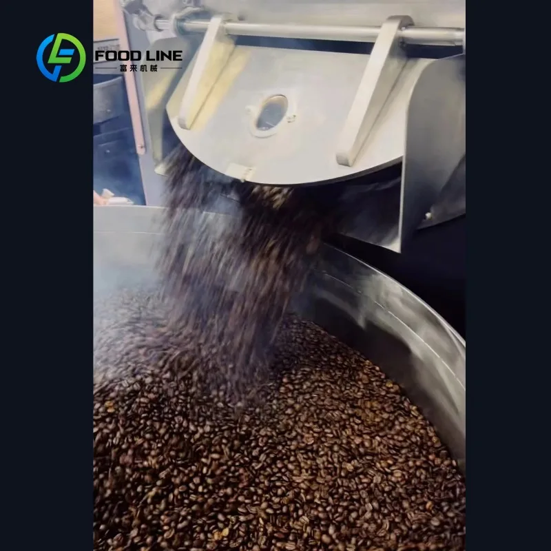 customized medium large drum bean roaster 20kg half hot air digital setup for mid‑size coffee processing business buyers