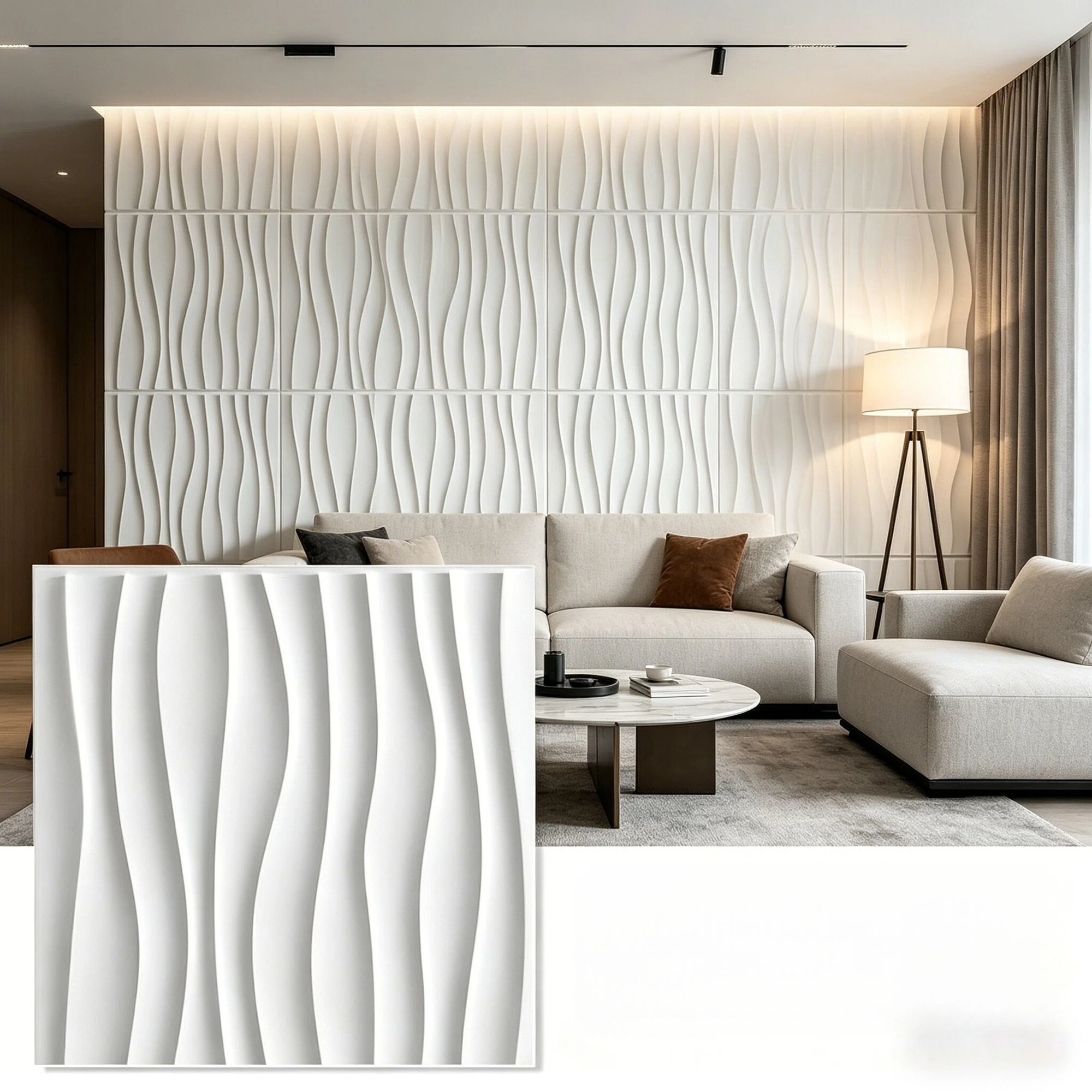 

12pcs House Wall Renovation Stereo 3D Wall Panel Non-self-adhesive Art Tile 3d Wallpaper Room Bathroom Ceiling Wall Decoration
