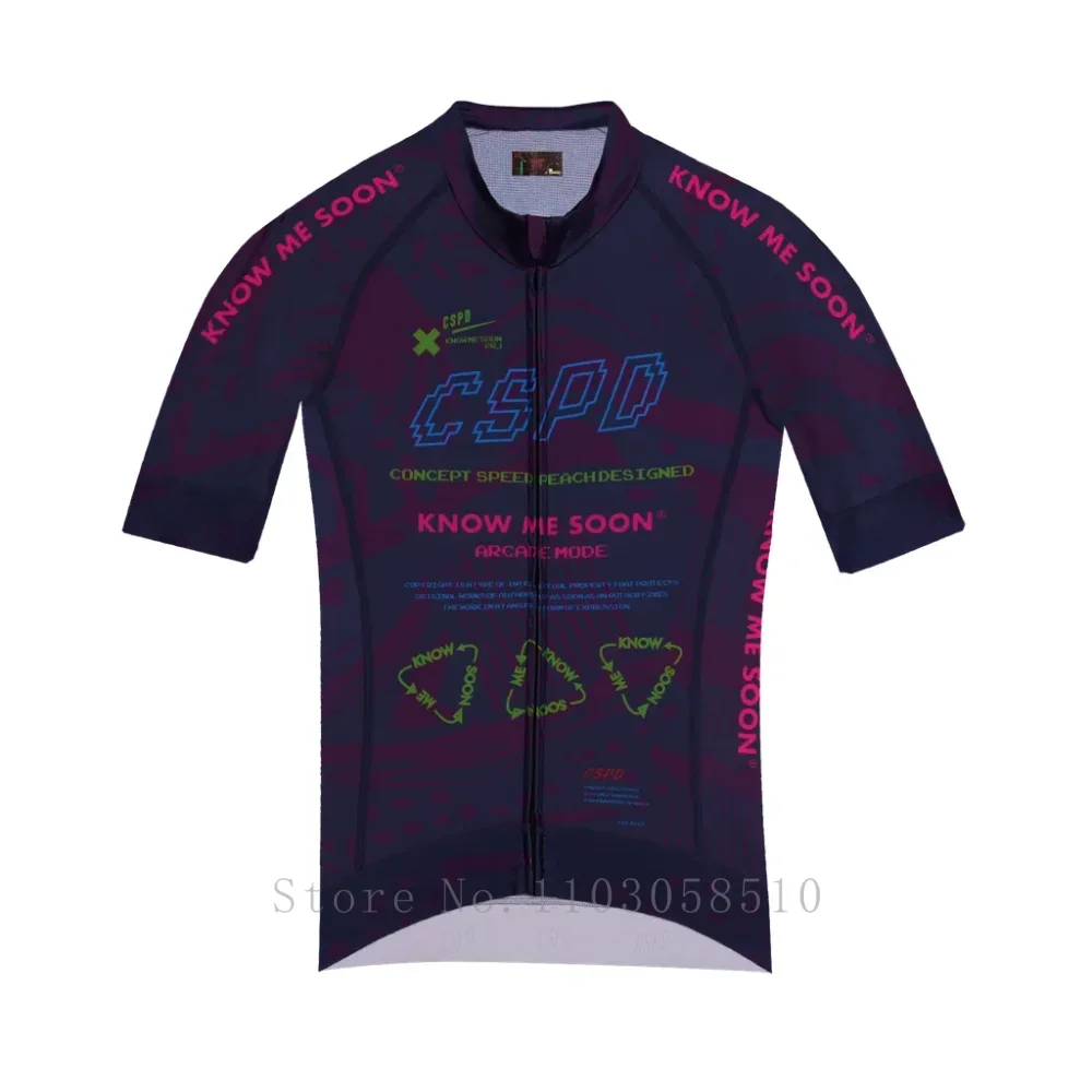 

CSPD Мужская велосипедная майка Pro Team с коротким рукавом MTB, дорожная велосипедная одежда, высококачественный велосипедный трикотаж, дышащие велосипедные рубашки