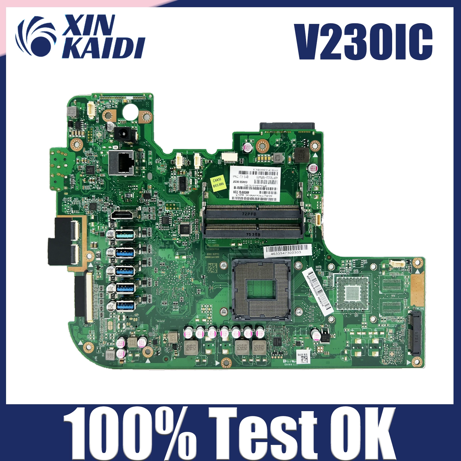 

V230IC With DDR4 REV 4.0 Motherboard For ASUS V230I V230IC Mainboard 100% Tested OK