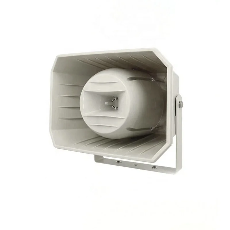 30W Branco À Prova D 'Água Sirene de Alarme Buzina Alto-falante Som Alto-falante Externo com Sirene de Alta Qualidade