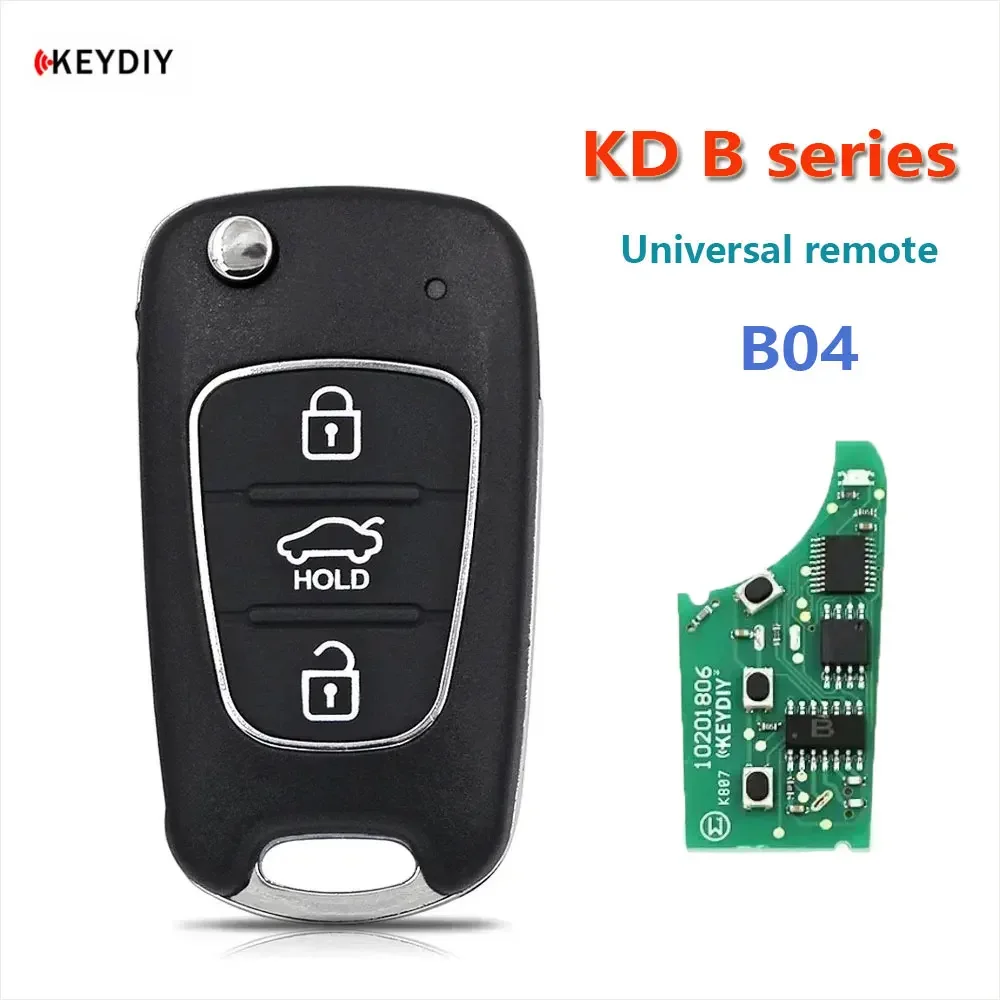 

KEYDIY KD B04 3 Buttons Universal Remote Key for KIA Style KD900/KD MINI/KD-X2 Keys Tool Programmer KD B Series Car Remote Key