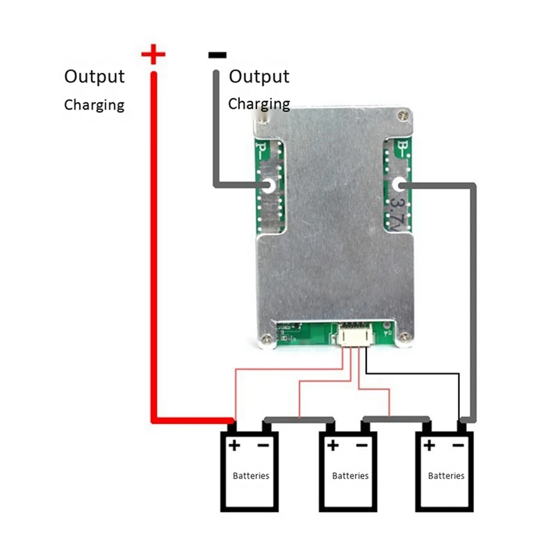 3X 3S 12V 120A BMS Lithium Battery Charger Protection Board With Power Battery Balance/Enhance PCB Protection Board