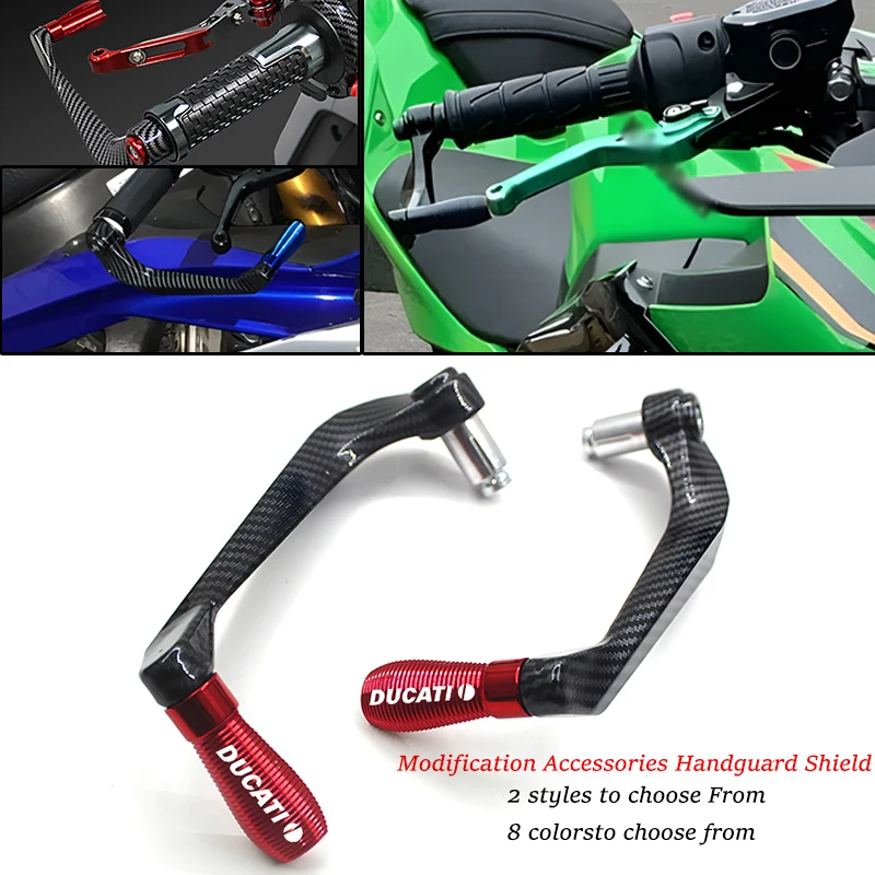 Motorcycle Handlebar Grips Guard Brake Clutch Lever Protector For Ducati Panigale Diavel Superleggera V4 V2 Scrambler