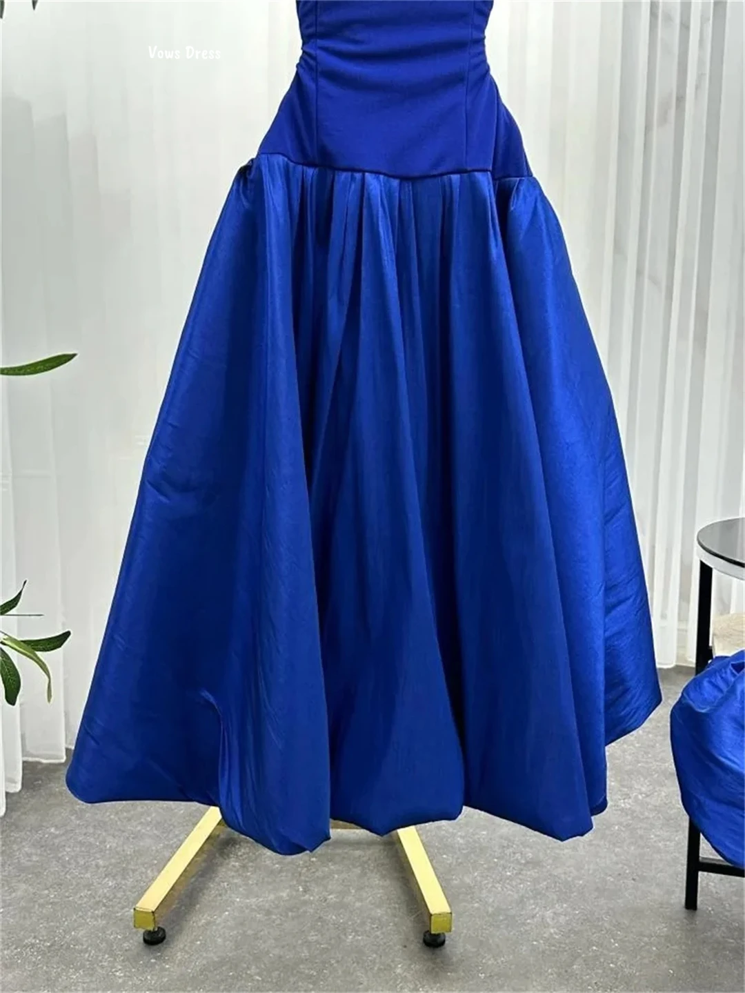 Vows robes de soirée femme robes de bal élégantes 2025 Satin tissu ligne une robe élégante de luxe sur mesure bustier tubulaire fête