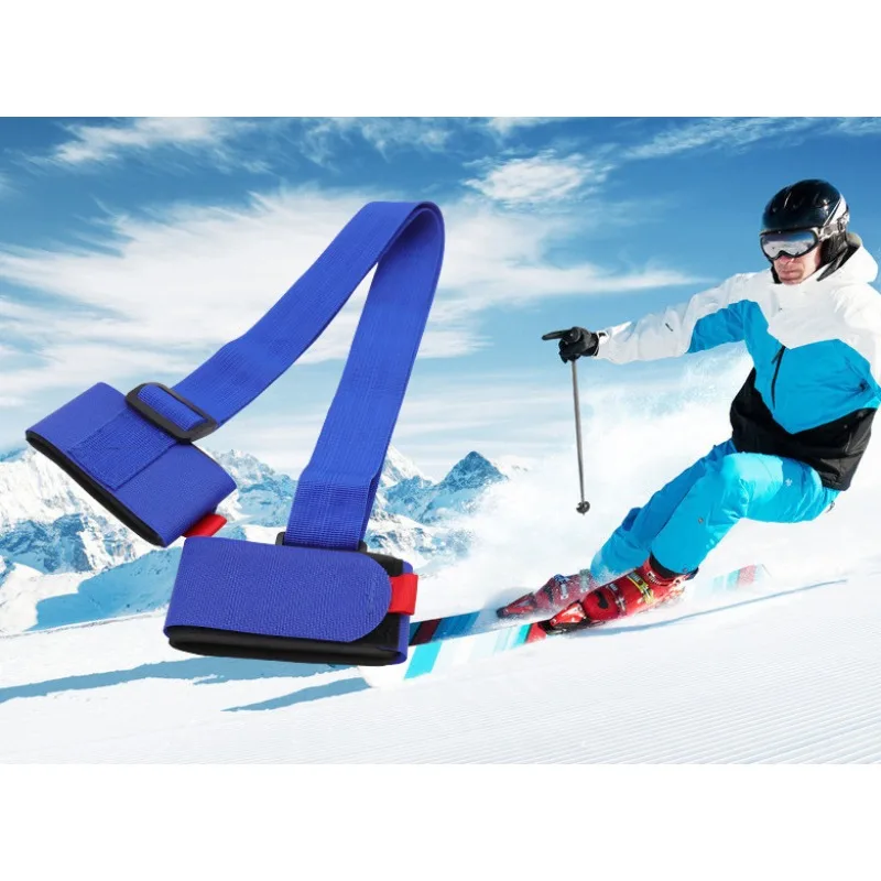 

1 шт., 120 см, ремни для переноски лыж, снежная липучка, Eva, двойная фиксация, санки на спине, плечевой ремень для скейтборда, спорт на открытом воздухе