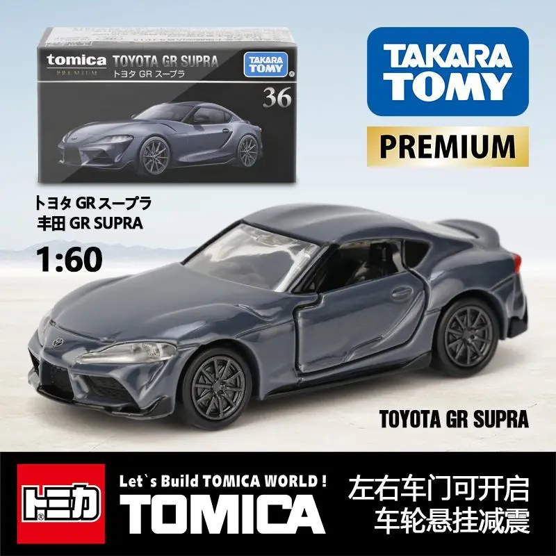 

Коллекционная модель автомобиля TAKARA TOMY 1/60 Black Box TP36 Toyota GR Supra Samurai из сплава, идеальный подарок для мальчика