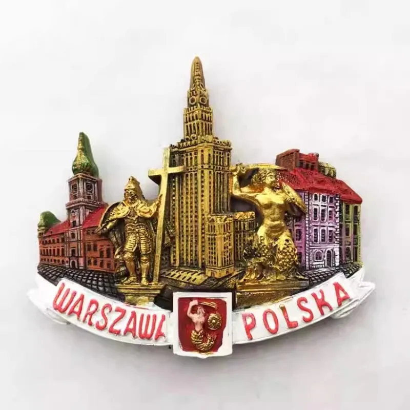 Poland Fridge Magnets Kraków Warsaw Gdynia Gdansk Sopot Toruń Fridge Stickers Home Decor Wedding Birthday Gifts