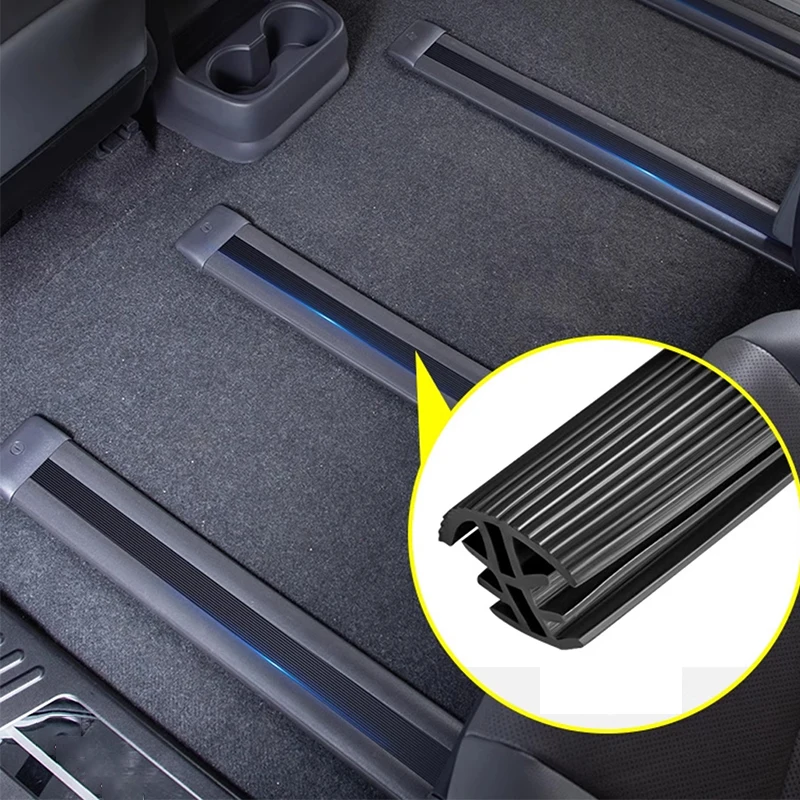 For Toyota Sienna XL40 2021 2022 2023 2024 2025 Middle row seat track sealing strip seat sliding track sealing strip dust-proof
