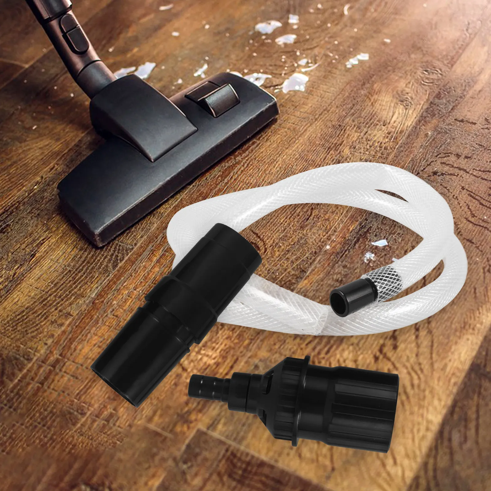 1Set Universal Vacuum Cleaner Attachment Kit Heavy Duty Brush Head for Car Home Office Deep Cleaning Vacuum Accessories and