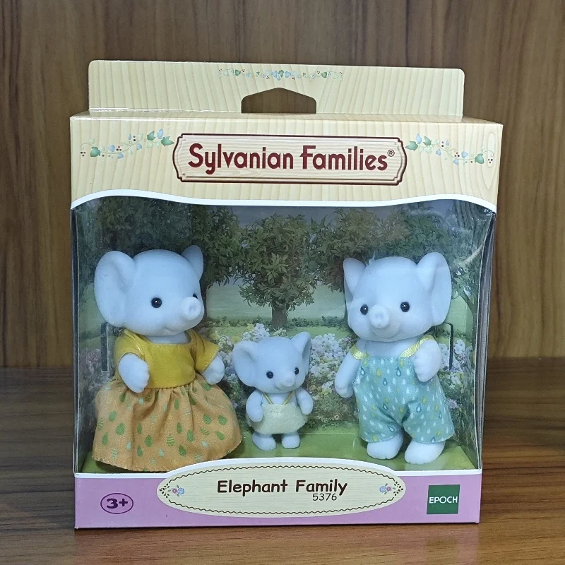 シルバニアファミリー カリコクリッターズ 女の子向けおもちゃ ミニチュアアニメフィギュア 人形 子供のおもちゃ 誕生日プレゼント 象の家族