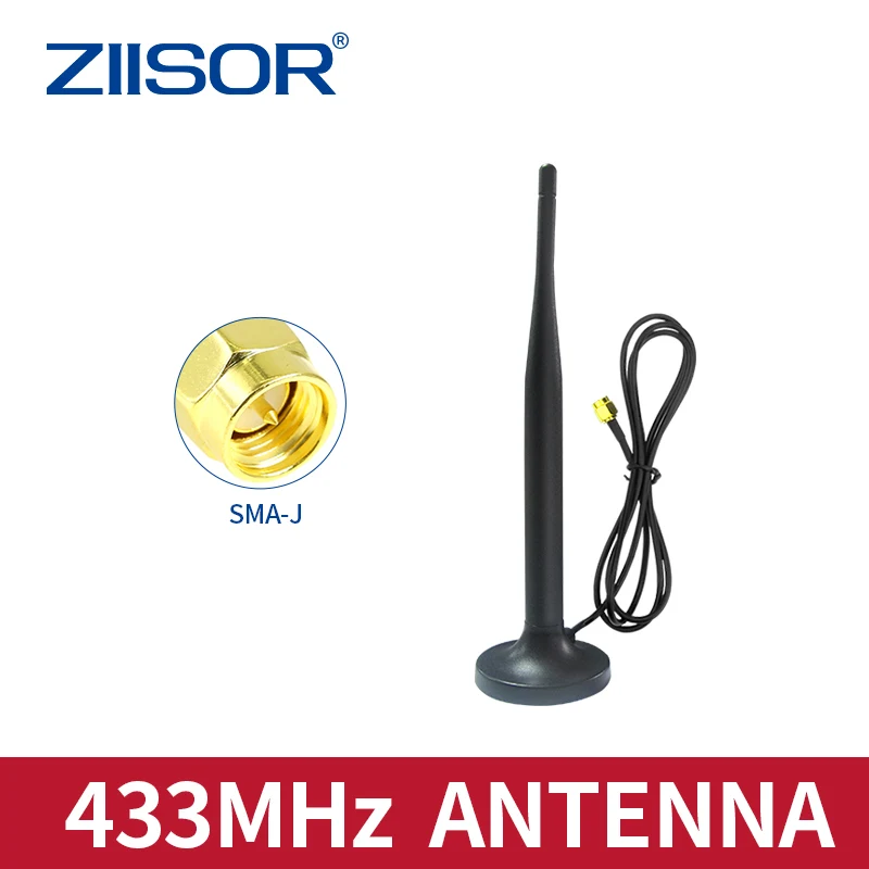 433 MHz Antenna LoRa Outdoor Integrated Waterproof Antena 433MHz SMA Male by Screw Fixing