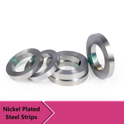 Nickel Plated Strip 18650 Li-ion Battery Nickel Sheet Plate Connector 0.1~ 0.2mm Steel Belt Spot Welding Machine Battery Welder