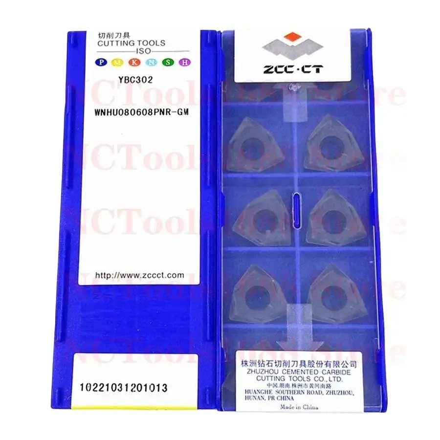 

ZCC.CT WNHU060404PNR WNHU080608PNR-GM YB9320 YBG205 YBD152 YBM253 YBC302 YBD252 Carbide Insert WNHU Inserts