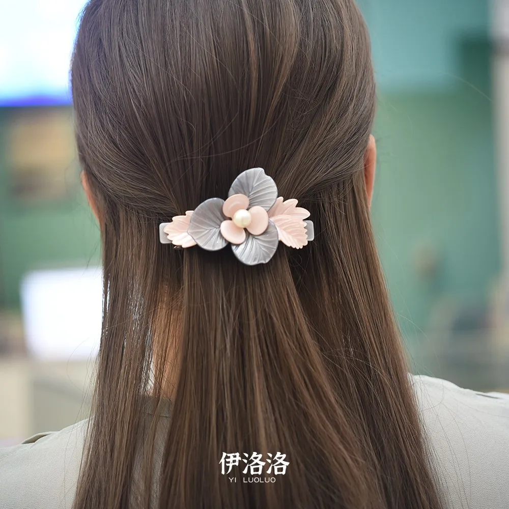 Women Headwear Girls Hairwear Flower Hair Clip Vintage Hair Barrette Cute Hair Accessories For Women