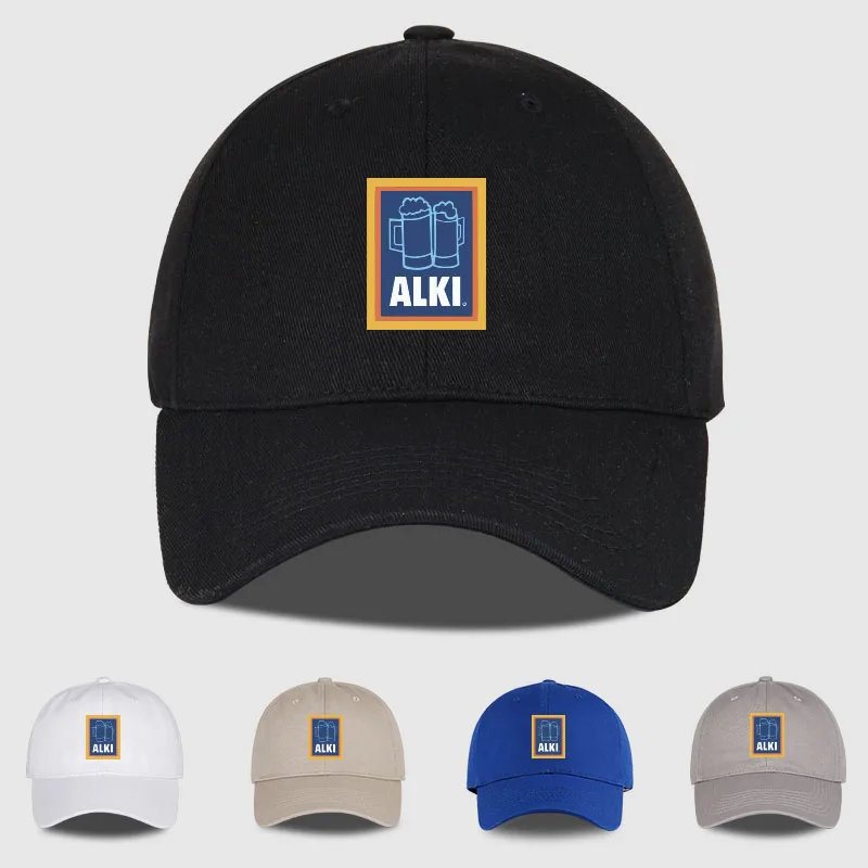 

ALKI Бейсболка с принтом пивной кружки, мягкая и удобная, легкая и дышащая, повседневная, в стиле ретро, в американском стиле, модная и уникальная U