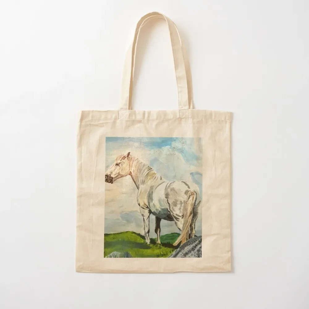 

Connemara pony Tote Bag supermarket folding bag shoping bag Eco Canvas for women